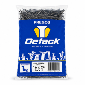 Prego 16 x 24 com cabeça 1kg