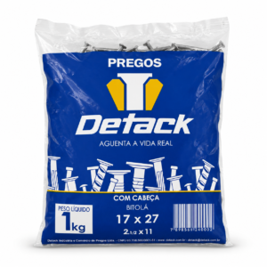 Prego 17 x 27 com cabeça 1kg