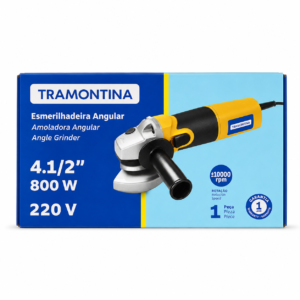 Esmerilhadeira angular 4.1/2´´ 800W/220V Tramontina