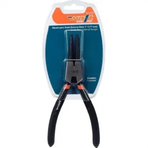 Alicate para anéis externos bico reto 7''