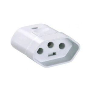 Plug Femea 3P 20A 250V Branco Tramontina